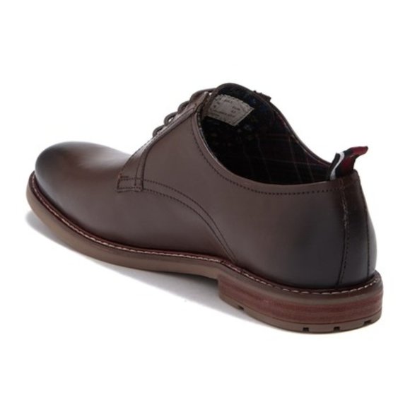Brent Leather Plain Toe Derby